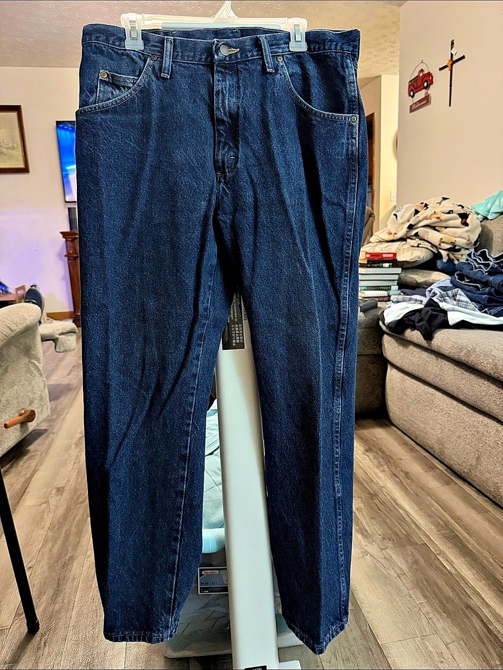 Wrangler Regular Fit Men’s Blue Jeans